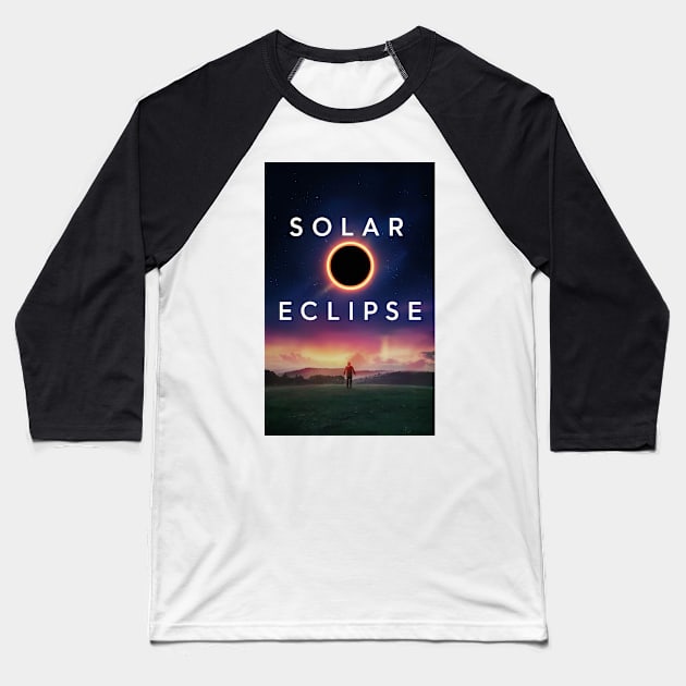 Solar Eclipse 2024 Baseball T-Shirt by likbatonboot